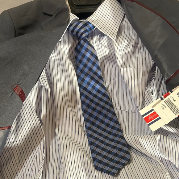 English Laundry Charcoal Suit boys size 5 - Picture 5 of 6